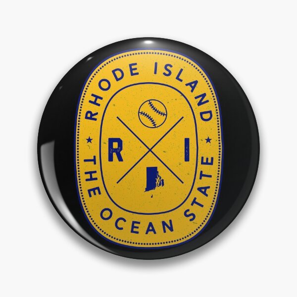 Item preview, Rhode Island Baseball The Ocean State Map Vintage Souvenir designed and sold by merchzy.