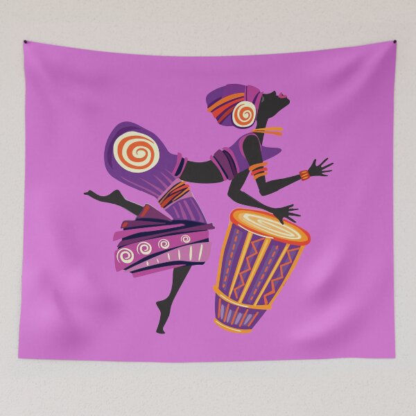 Item preview, Afro women dancing designed and sold by yellowideas.