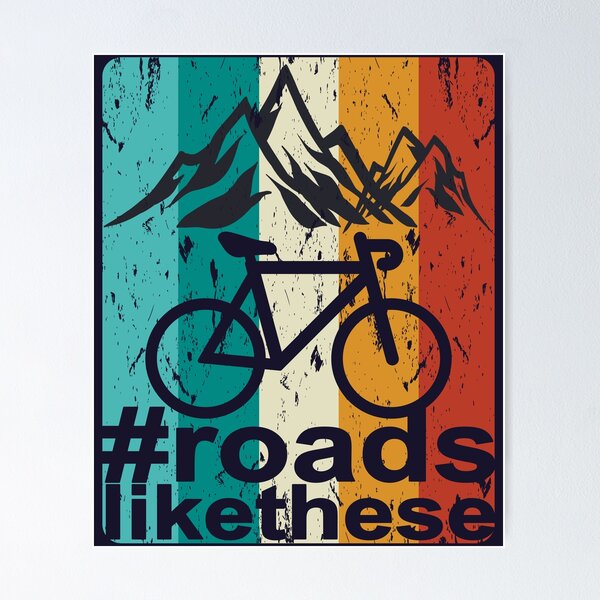Item preview, #roadslikethese Bicycle Retro Vintage designed and sold by _SHERTY_.