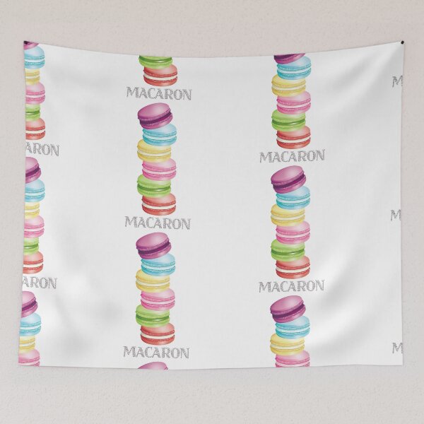 Item preview, Rainbow macaron sweet donuts heart mask designed and sold by Queengood.