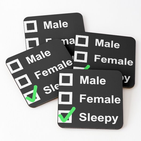 Item preview, My gender is sleepy white text designed and sold by Scarlet Sung.