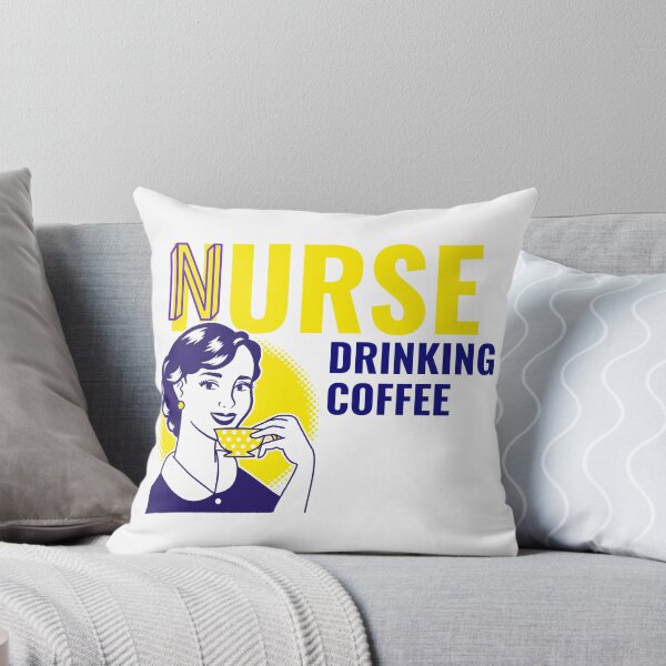 Item preview, Nurse drinking coffee designed and sold by EveBurbul.