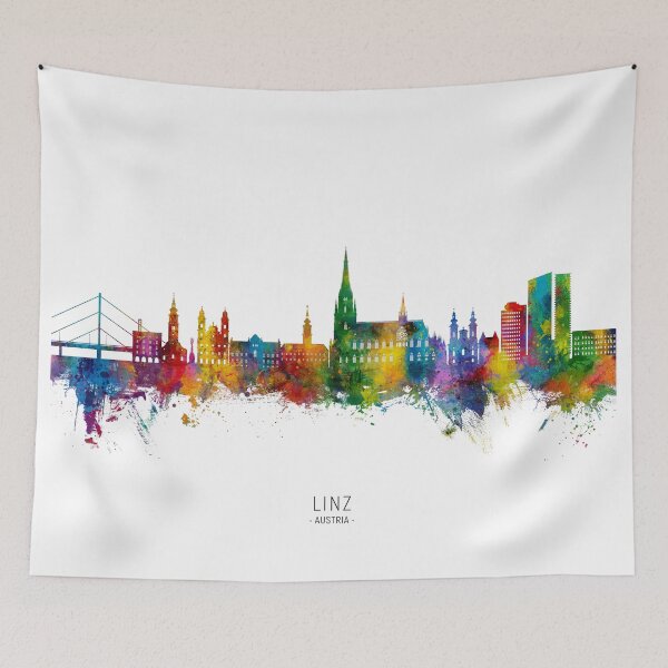 Item preview, Linz Austria Skyline designed and sold by ArtPrints.