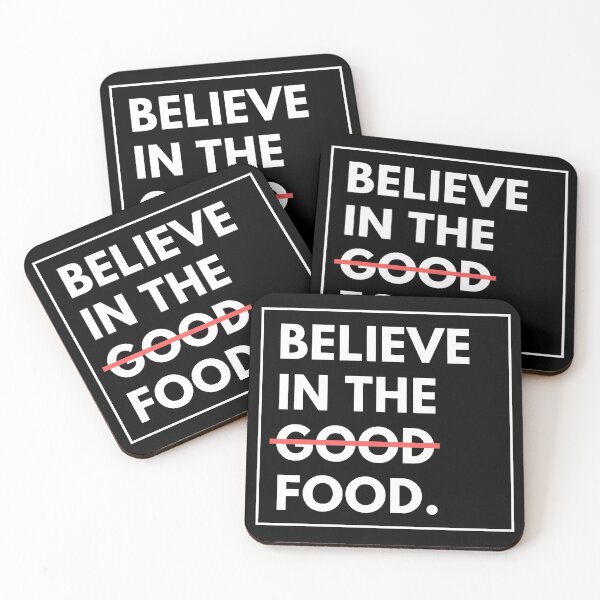 Item preview, Believe in the food funny foodie designed and sold by Humor Nation.