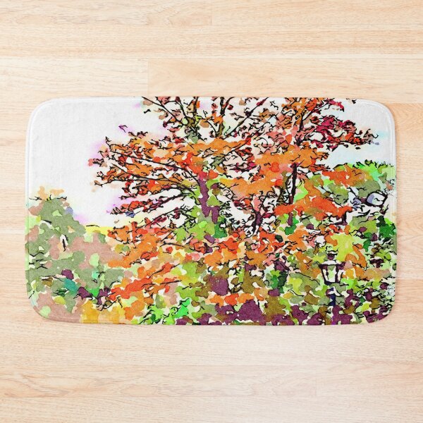 Item preview, Barbarano Romano: autumnal tree designed and sold by Giuseppe Cocco.