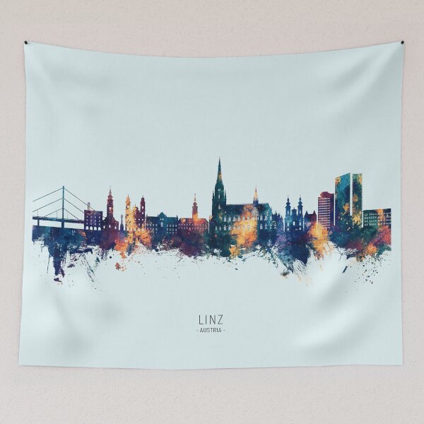 Item preview, Linz Austria Skyline designed and sold by ArtPrints.