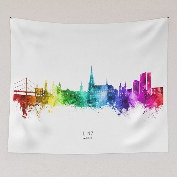 Item preview, Linz Austria Skyline designed and sold by ArtPrints.