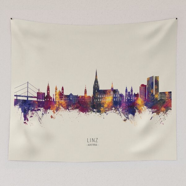 Item preview, Linz Austria Skyline designed and sold by ArtPrints.