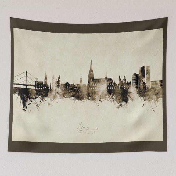 Item preview, Linz Austria Skyline designed and sold by ArtPrints.