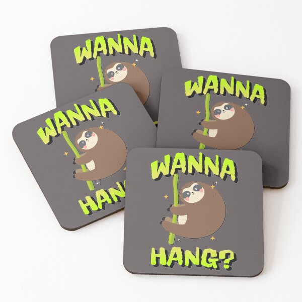 Item preview, Wanna Hang Sloth - Cute Hanging Sloth designed and sold by Pumpkin-Prints.