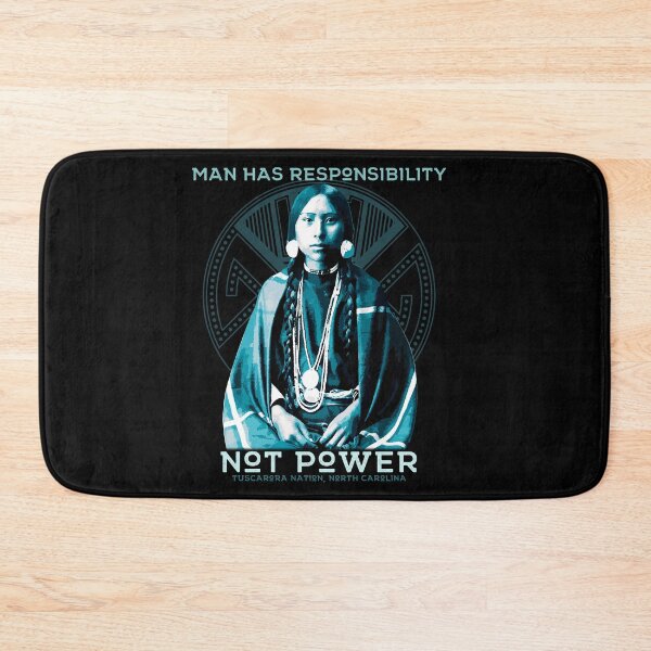 Item preview, Man Has Responsibility, Not Power, Native American Tuscarora Nation Proverb designed and sold by Proverbial Wisdom Design.