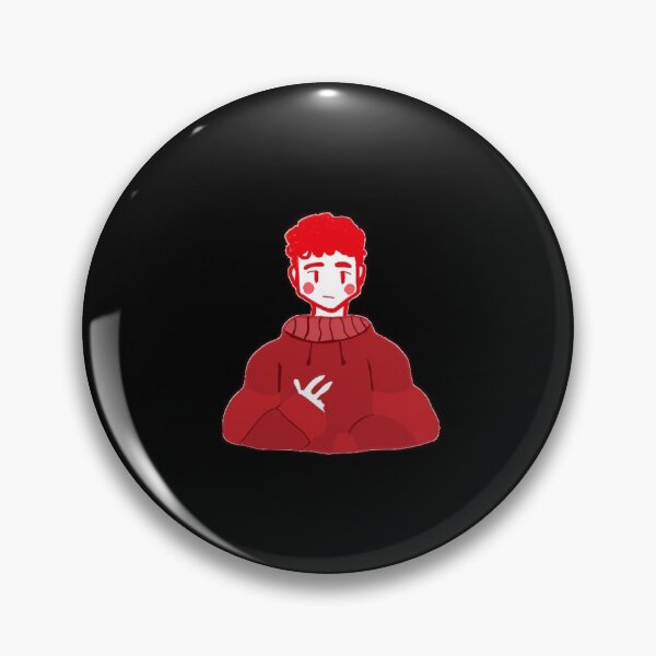 Item preview, Red monochromatic kuudere boy  designed and sold by Oddyyy.