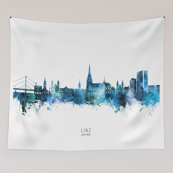 Item preview, Linz Austria Skyline designed and sold by ArtPrints.