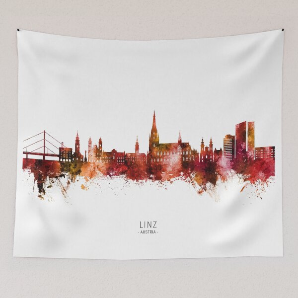 Item preview, Linz Austria Skyline designed and sold by ArtPrints.