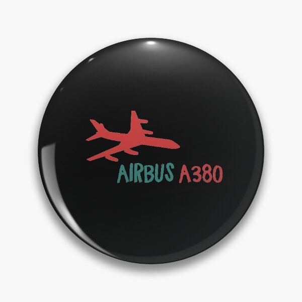 Item preview, Airbus A380 plane, pilot, red, avaiation designed and sold by buhnka.