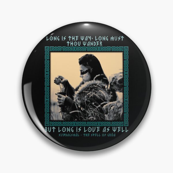 Item preview, Long is the Way, the Spell of Groa, Norse Mythology, Nordic Witch, Sagas, Viking Legends, Viking Gift designed and sold by Proverbial Wisdom Design.