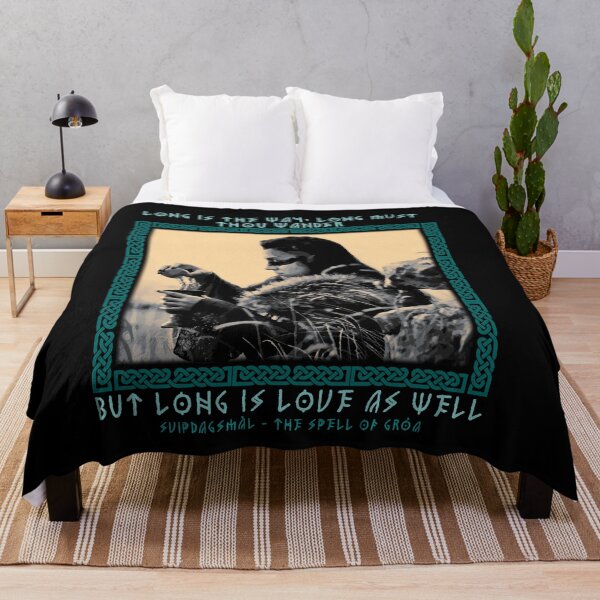 Item preview, Long is the Way, the Spell of Groa, Norse Mythology, Nordic Witch, Sagas, Viking Legends, Viking Gift designed and sold by Proverbial Wisdom Design.