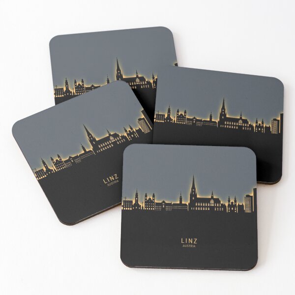 Item preview, Linz Austria Skyline designed and sold by ArtPrints.