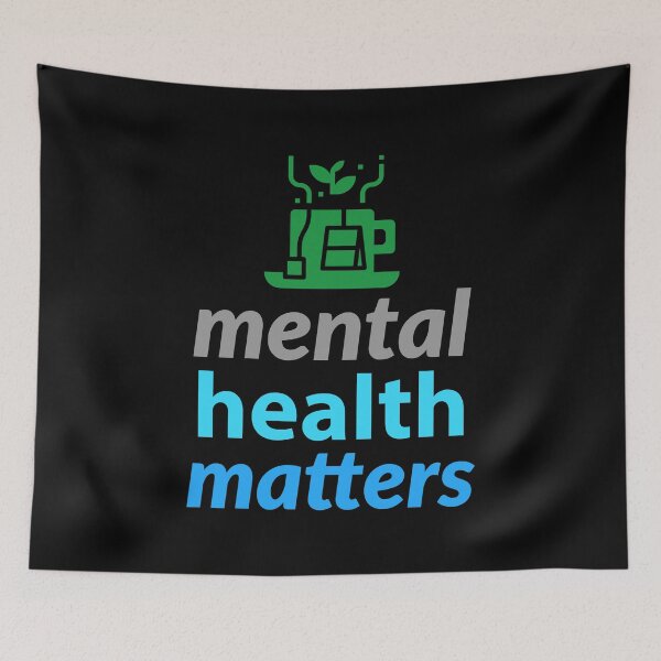 Item preview, mental health campaign, mental health matters. green tea designed and sold by doctors-apparel.