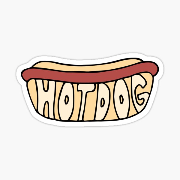 Dodgers Baseball Mascot Dodger Dog - Los Angeles Dodgers - Sticker
