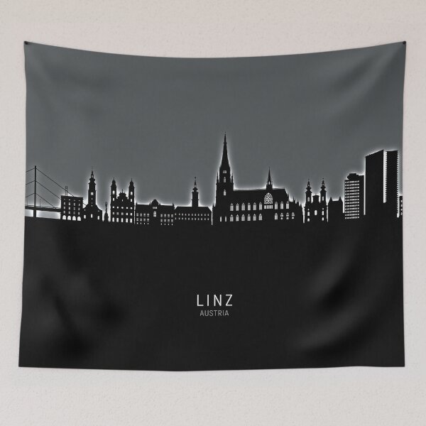 Item preview, Linz Austria Skyline designed and sold by ArtPrints.