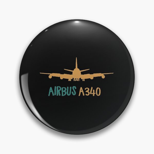 Item preview, Airbus A340 plane, pilot, yellow, aviation designed and sold by buhnka.
