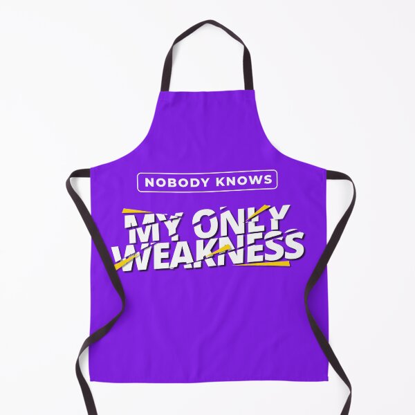 Item preview, Nobody knows my only weakness designed and sold by SpiliVili.