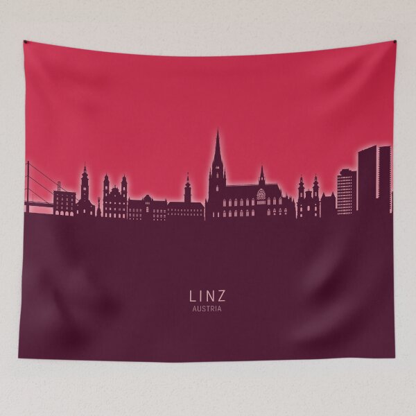 Item preview, Linz Austria Skyline designed and sold by ArtPrints.