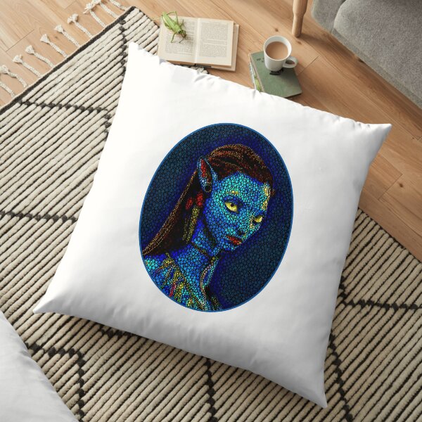 Neytiri Oval Frame 2 Floor Pillow