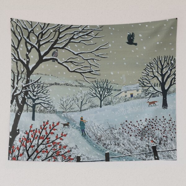 Item preview, A Snowy Walk designed and sold by Jo Grundy.