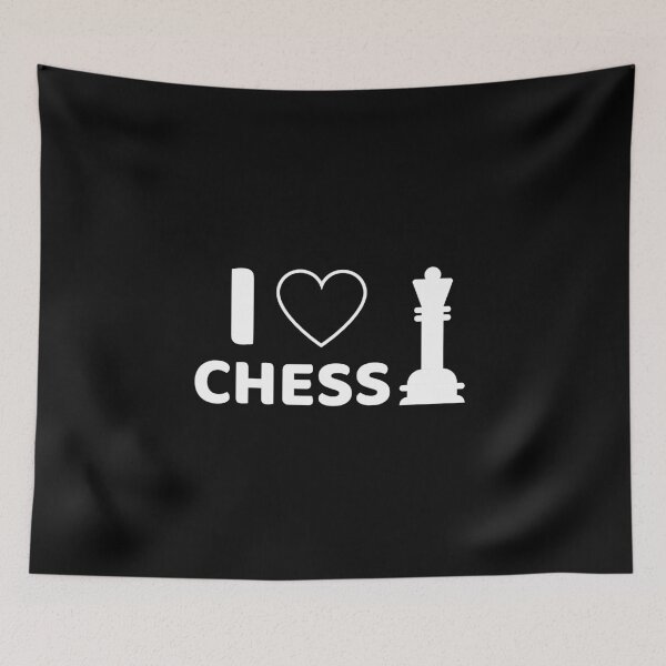 Item preview, I Love Chess designed and sold by HobbyRoost.