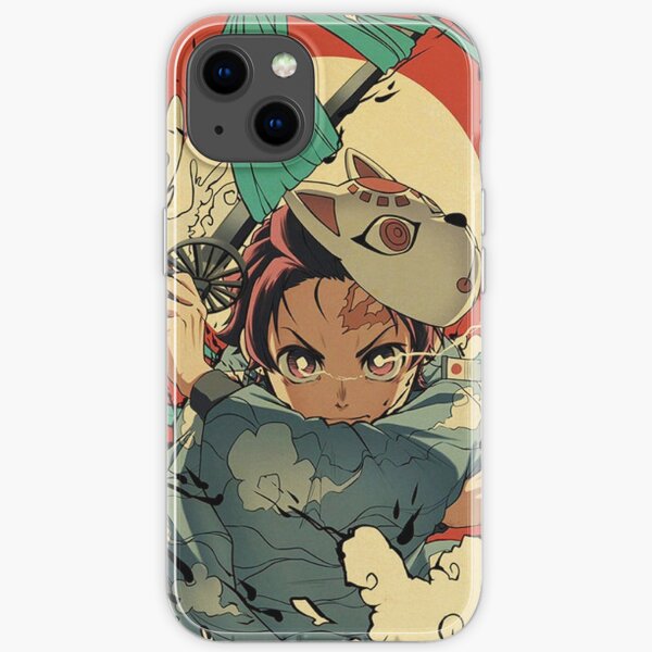 Tueur de démons Kimetsu No Yaiba Tanjiro Coque souple iPhone