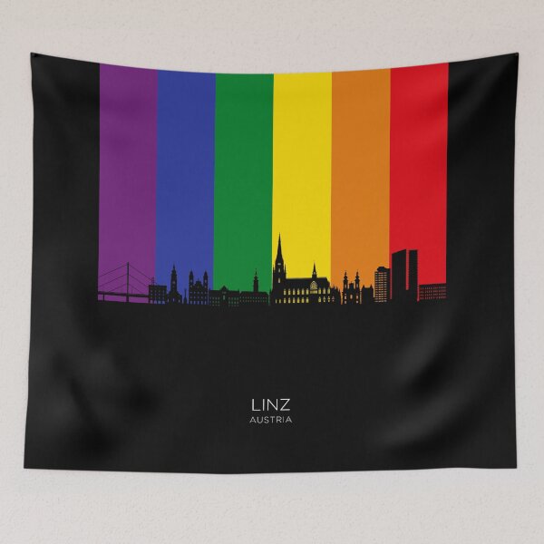 Item preview, Linz Austria Skyline designed and sold by ArtPrints.