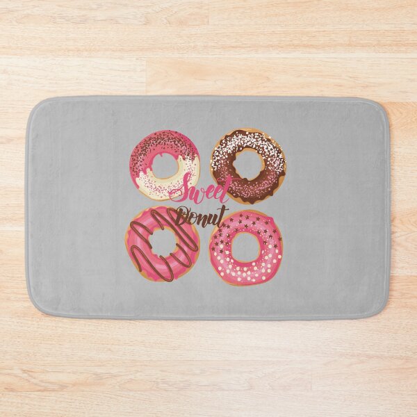 Item preview, pink sweet donuts heart mask designed and sold by Queengood.