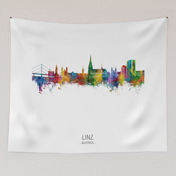 Item preview, Linz Austria Skyline designed and sold by ArtPrints.