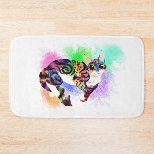 Item preview, Watercolour splash tabby cat designed and sold by Kristoffersson.