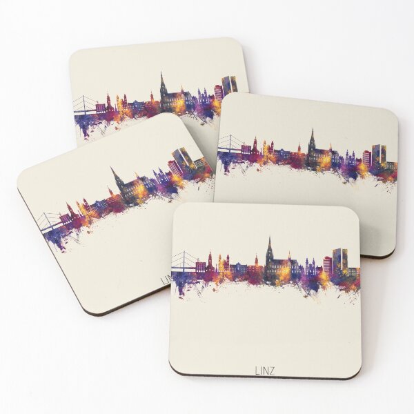 Item preview, Linz Austria Skyline designed and sold by ArtPrints.