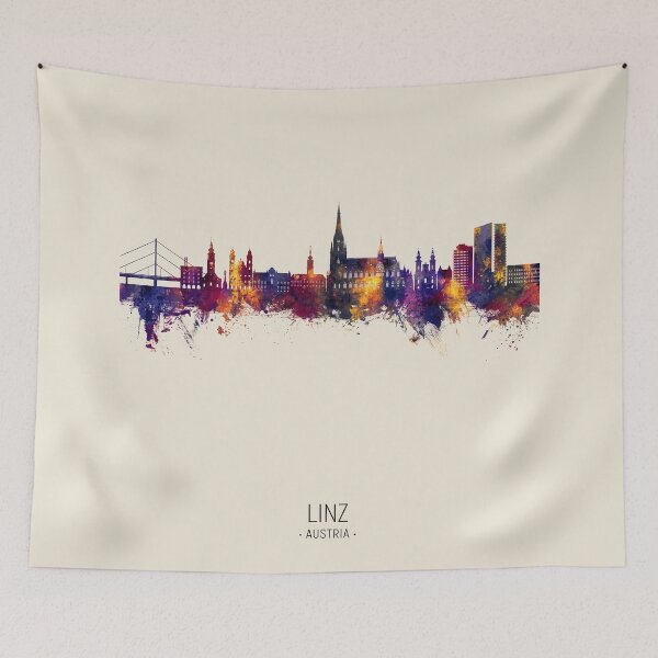 Item preview, Linz Austria Skyline designed and sold by ArtPrints.