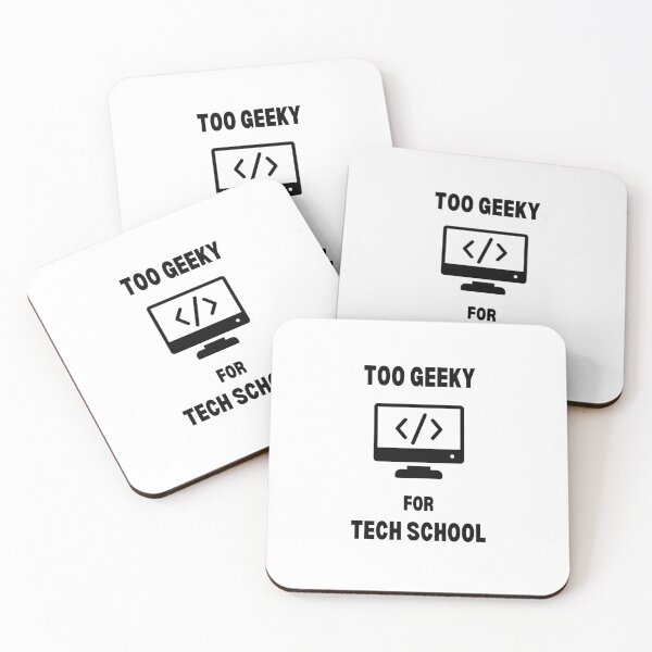 Item preview, Too Geeky for Tech School designed and sold by ToastyBopShop.