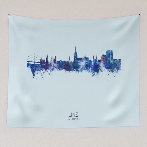 Item preview, Linz Austria Skyline designed and sold by ArtPrints.