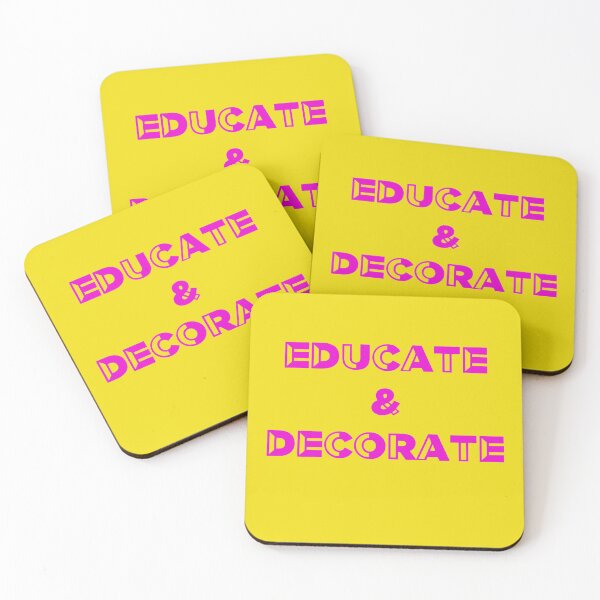 Item preview, Educate and Decorate, Art Teacher, Product Designer designed and sold by HomeConscious.