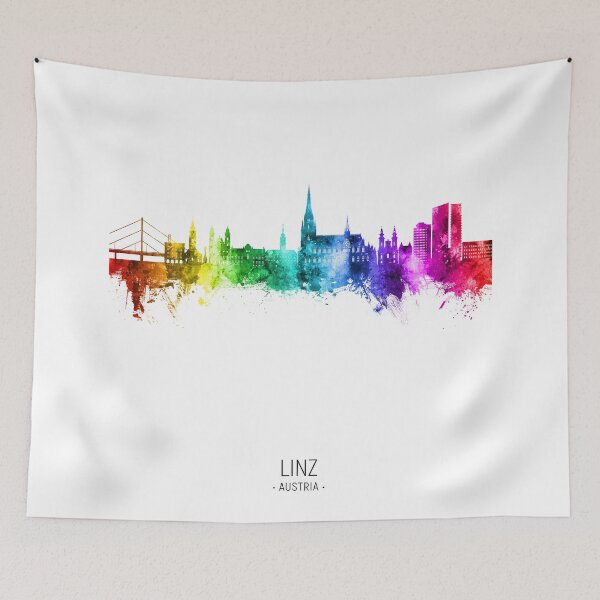 Item preview, Linz Austria Skyline designed and sold by ArtPrints.