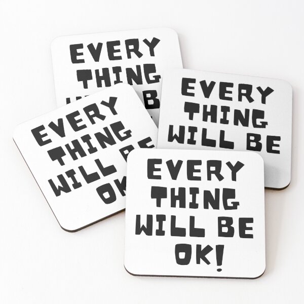 Item preview, Everything will be ok 2021 version (white) designed and sold by Bonicrazypeople.