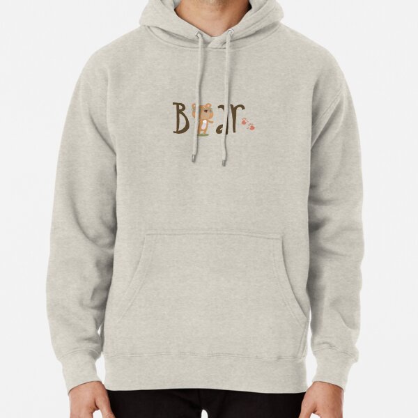 Hipster Bear Pullover Hoodie