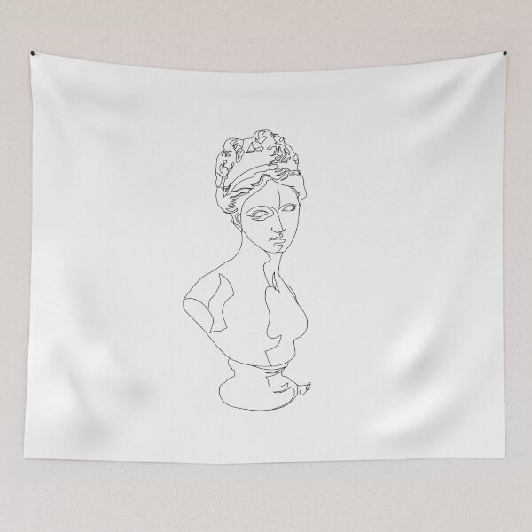 Item preview, Venus Bust, Roman Statue - One Line Drawing designed and sold by jordaneastwood1.