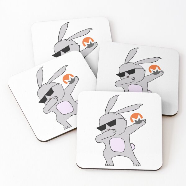 Item preview, Dabbing Bad Bunny with Glasses for Monero Gift for crypto investrors designed and sold by hyggekrog.