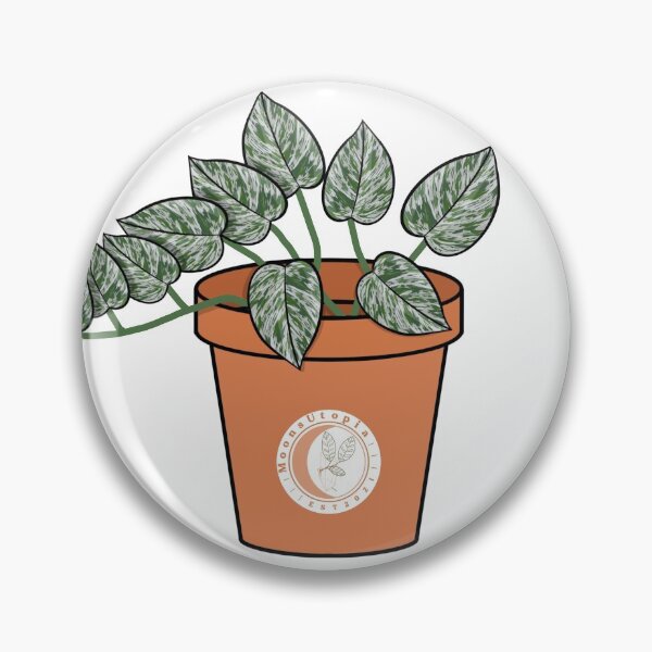 Item preview, Marble Queen Pothos Pot designed and sold by MoonsUtopia.