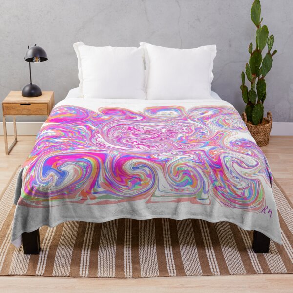 Item preview, Swirligig Flower pop art style designed and sold by headtrackerart.