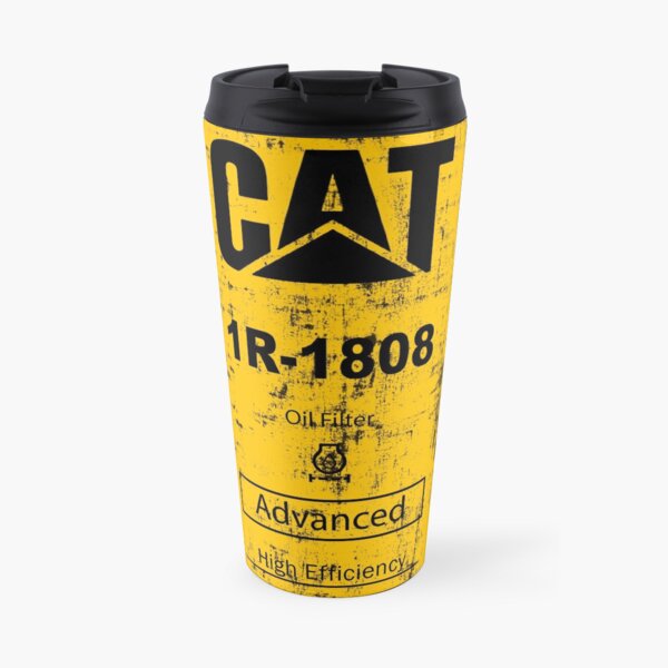 CAT Caterpillar Oil filter design 1R1808 Travel Mug