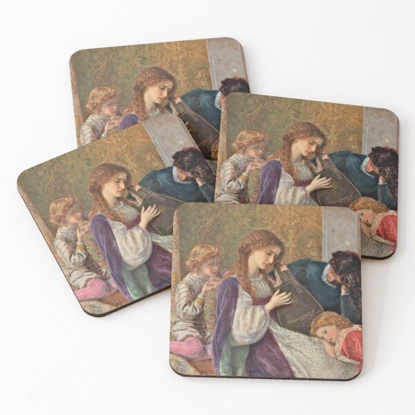 Item preview, A Music Party by Arthur Hughes - Vintage Art designed and sold by RickE.